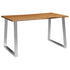 Rustika Rowe -  3 Piece Dining Set Solid Acacia Wood Brown
